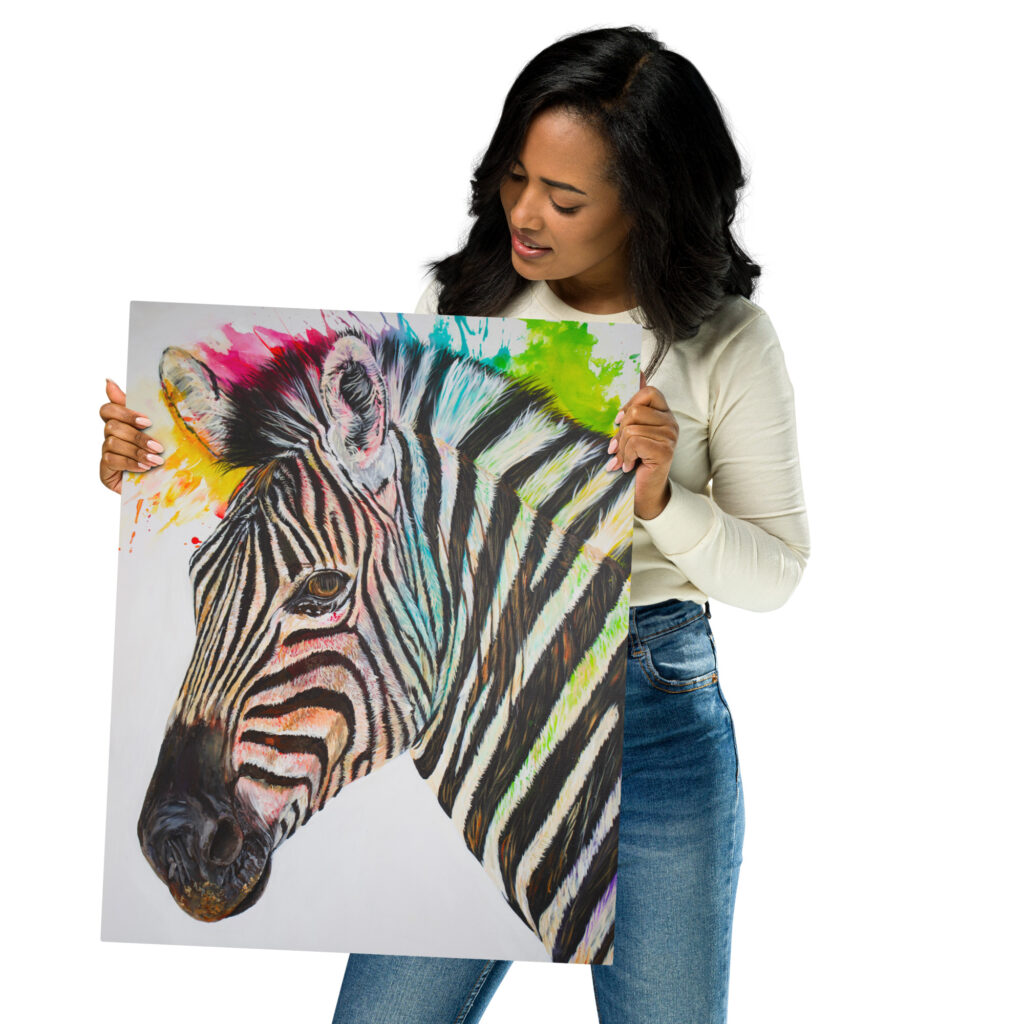 Metal prints Zebra